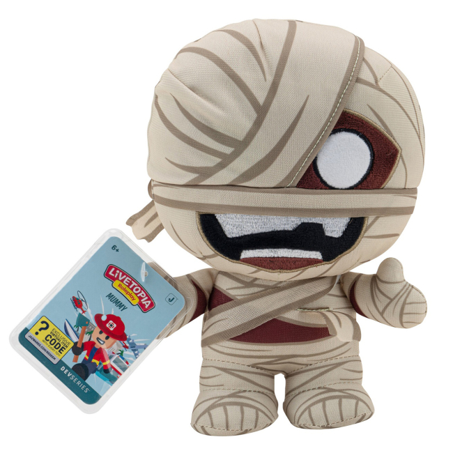 Персонажі мультфільмів - М'яка іграшка DevSeries Collector Plush Livetopia Mummy 20 см (CRS0004)