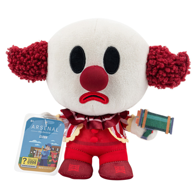 Персонажи мультфильмов - Мягкая игрушка DevSeries Collector Plush Arsenal Reloaded Clown 20 см (CRS0100)