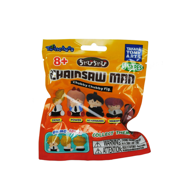 Фигурки персонажей - Игровая фигурка-сюрприз Tomy Chainsaw Man Twinchees (124652)