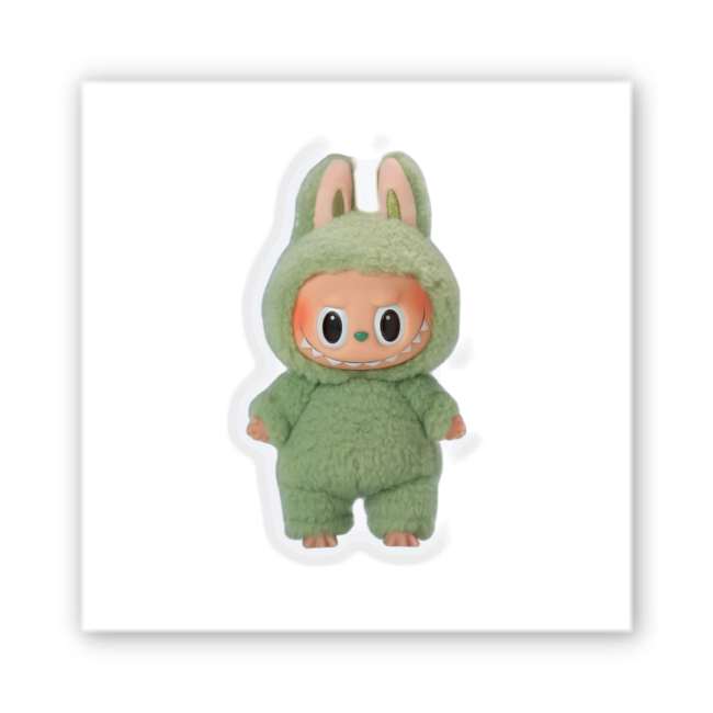 Наборы для творчества - 3D стикер Tattooshka Labubu Green (SX-312)