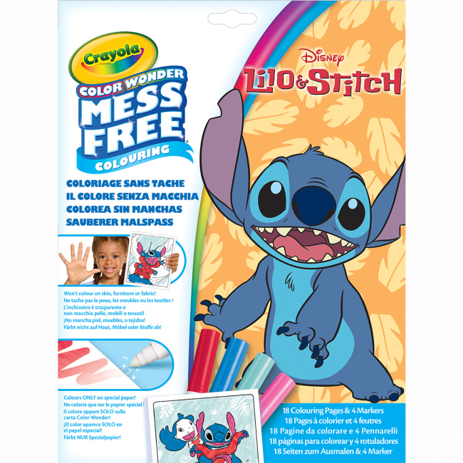 Раскраски и активитибуки (2-6 лет) - Раскраска Crayola Lilo and Stitch (75-2665)