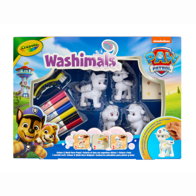Набори для творчості - Набір для творчості Crayola Paw Patrol Washimals (74-0290)