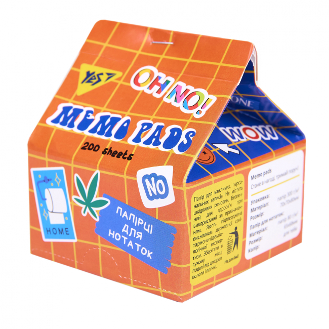 Канцтовары - Бумага для записей Yes Tetra Pak Sticky mood 200 листов (170321)