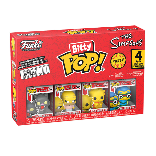 Персонажі мультфільмів - Набір фігурок Funko Bitty Pop Сімпсони Сверблячка (85710)