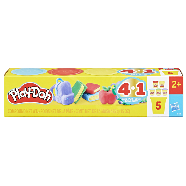 Наборы для лепки - Набор пластилина Play-Doh 5 баночек (G1860)