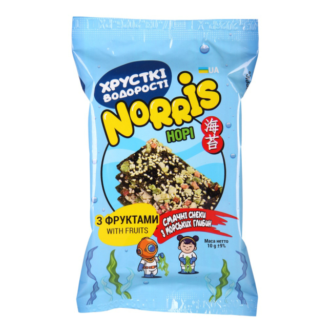 Солодощі - Снек Norris Норі з фруктами (4820265550357)