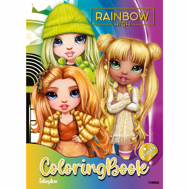 Раскраски и активитибуки (2-6 лет) - Раскраска Ідейка Rainbow (LCB10)