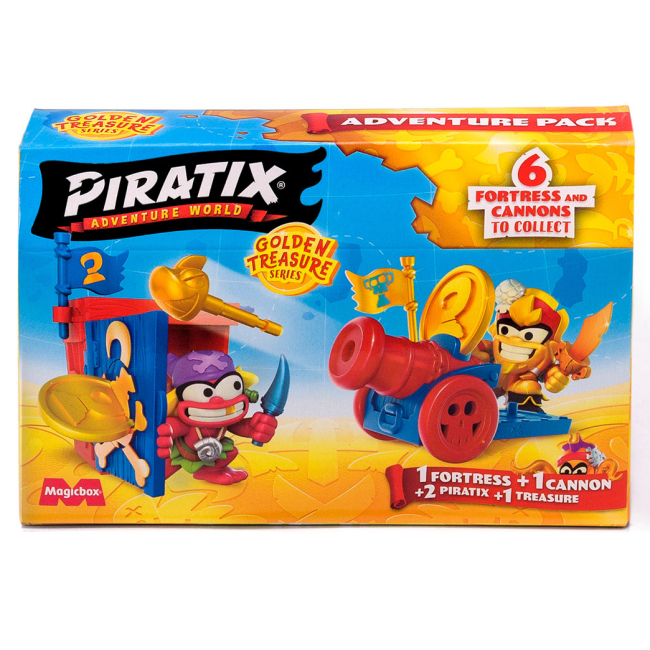 Фигурки персонажей - Набор-сюрприз Piratix Golden treasure Пиратские приключения (PPX1D226IN00)