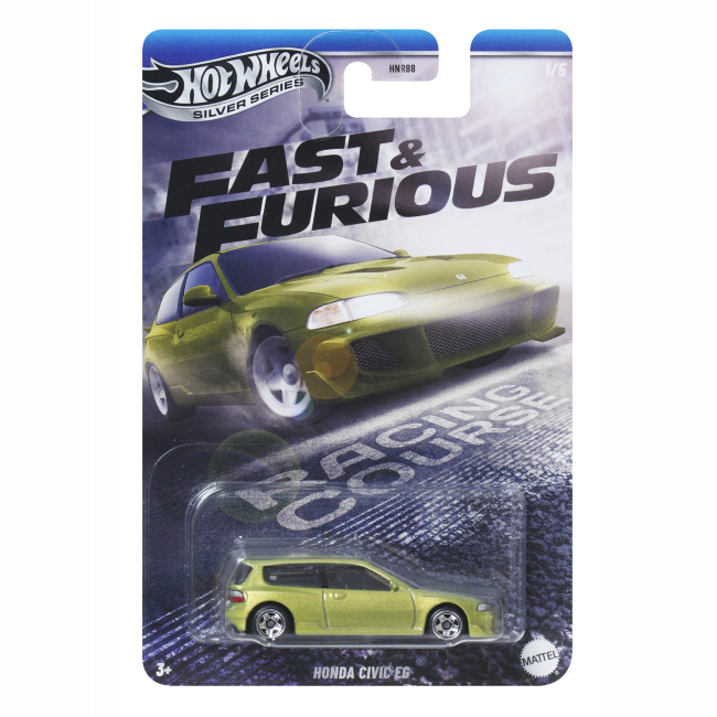 Автомоделі - Автомодель Hot Wheels Форсаж Honda Civic оливкова (HNR88/JBY39)