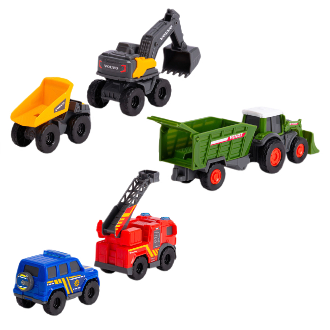Транспорт і спецтехніка - ​Ігровий набір Dickie Toys Мікро-транспорт (3742016)
