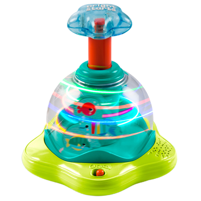Розвивальні іграшки - Дзиґа Bright starts Press & glow spinner (10042)