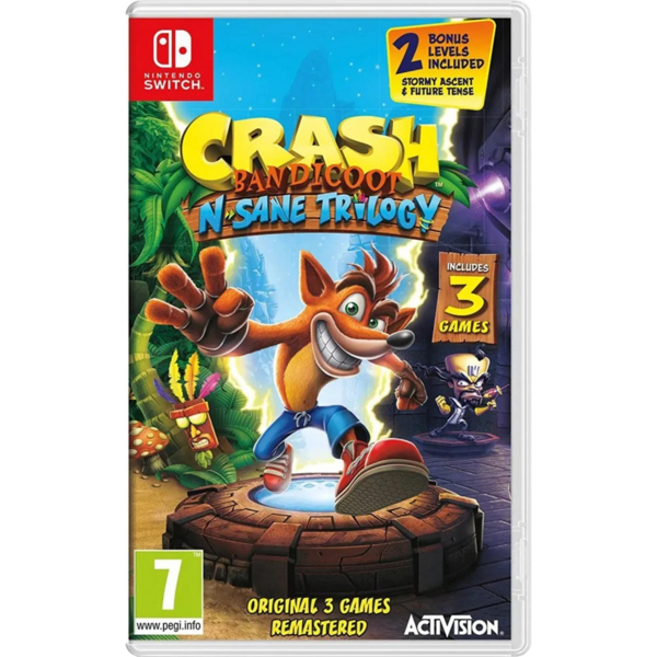 Видеоигры - ​Игра консольная Nintendo Switch Crash Bandicoot N. Sane Trilogy картридж (1067544)