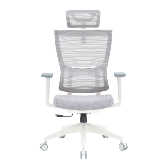 Меблі для геймерів - Крісло OfficePro Elegant White/Light Gray (OC600-W-LG-LG)