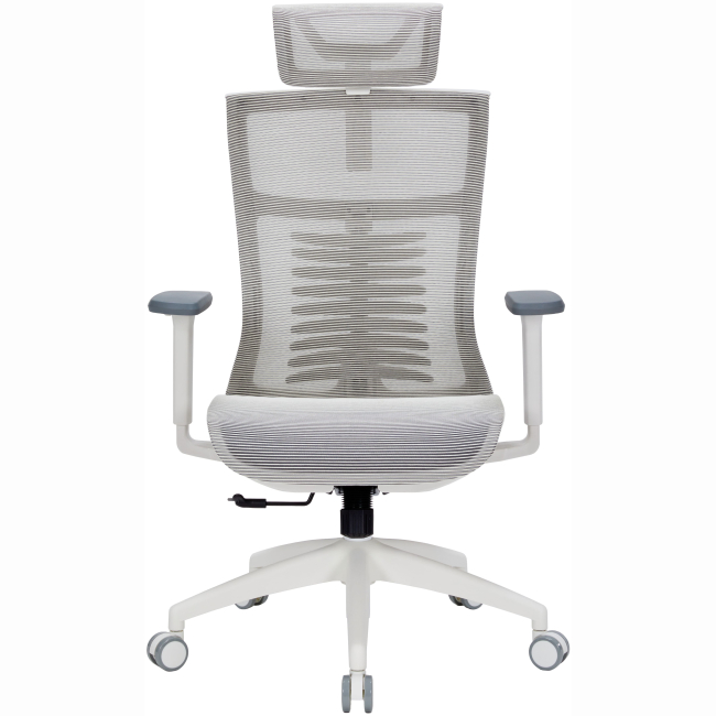 Мебель для геймеров - ​Кресло OfficePro Balance White/Dark Gray (OC620-W-LG-LG)