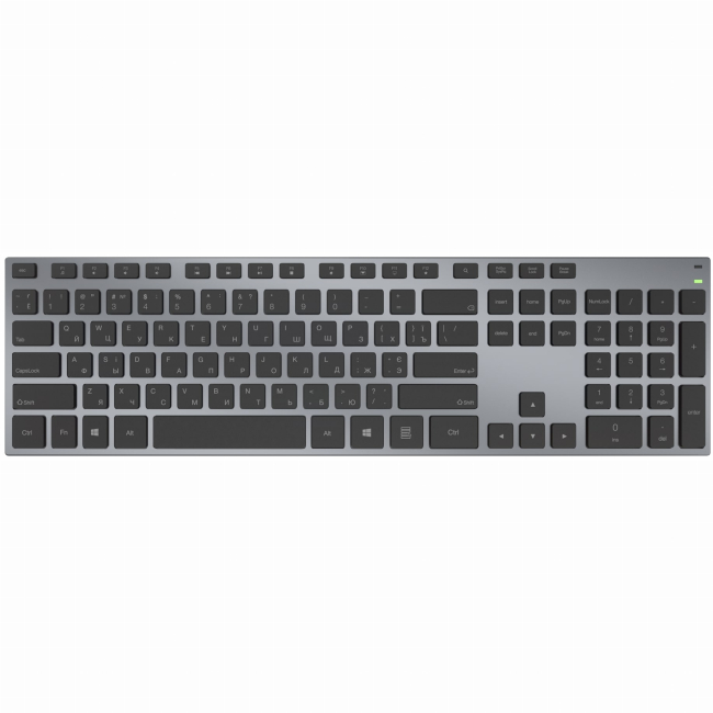 Клавіатура і миші - Клавіатура GamePro Wireless USB адаптер 2.4 ГГц Bluetooth металік (GK1500)