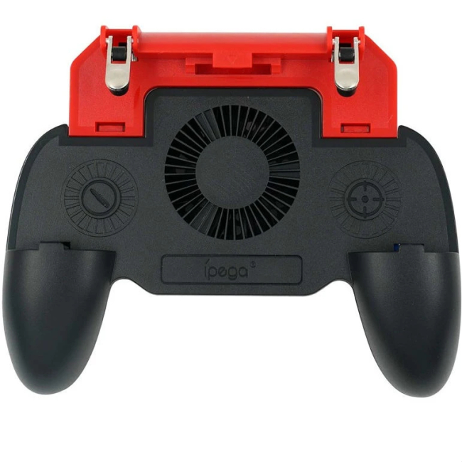 Геймпади - ​Бездротовий геймпад-тригер iPega механічний чорний-червоний (PG-9123)