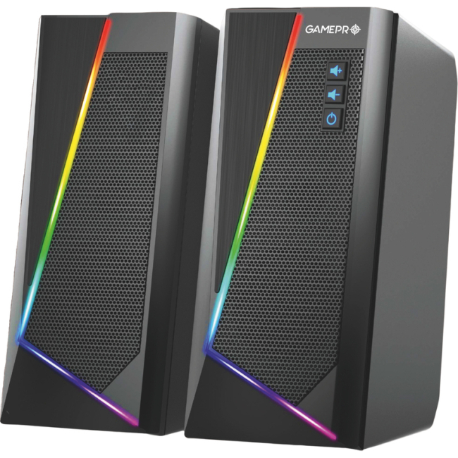 Колонки - Акустична система GamePro Bluetooth RGB mini-jack 3.5 мм USB підсвітка RGB 10V (GS785)