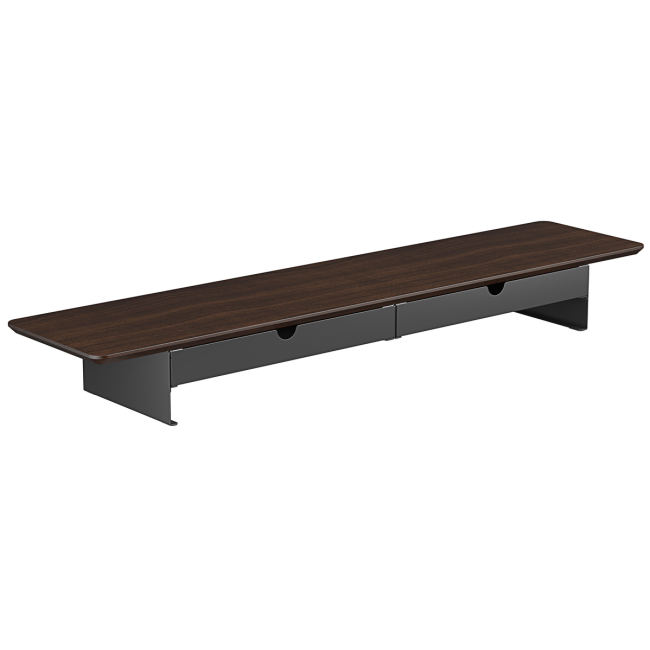 Меблі для геймерів - Підставка для монітора OfficePro Dark Wood/Black (MR164DW)