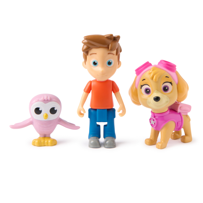 Фігурки персонажів - Набір фігурок Spin Master Paw Patrol Скай, Алекс Портер та сова (SM97242/6072995)