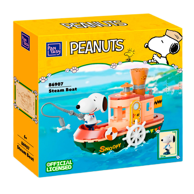 Блочные конструкторы - Конструктор Pantasy Snoopy Пароход 124 элемента (86907)