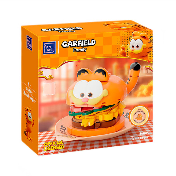 Блокові конструктори - Конструктор Pantasy Garfield Foodie Гамбургер 166 елементів (86805)