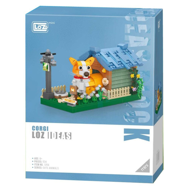 Блокові конструктори - Конструктор LOZ mini Коргі 534 деталі (1256)