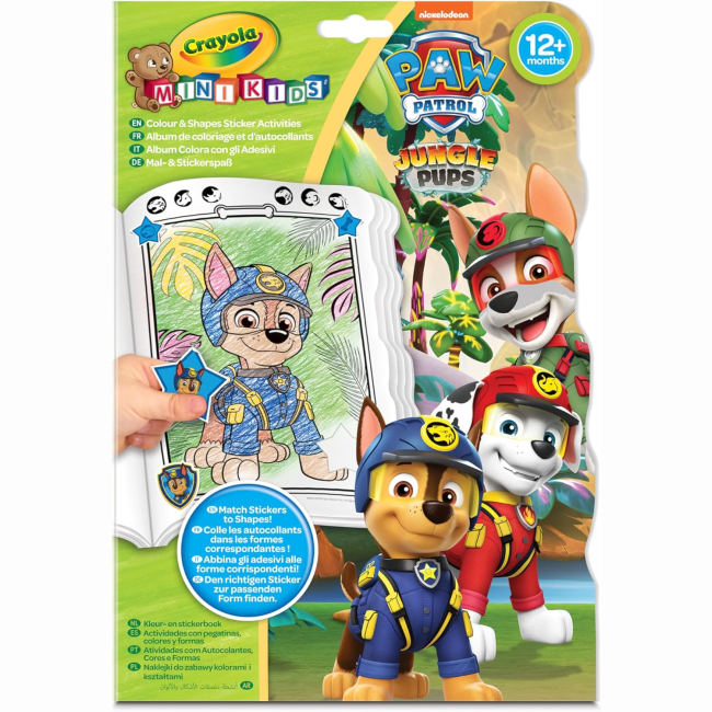Товари для малювання - Розмальовка Crayola Paw Patrol Mini kids (81-1373G)