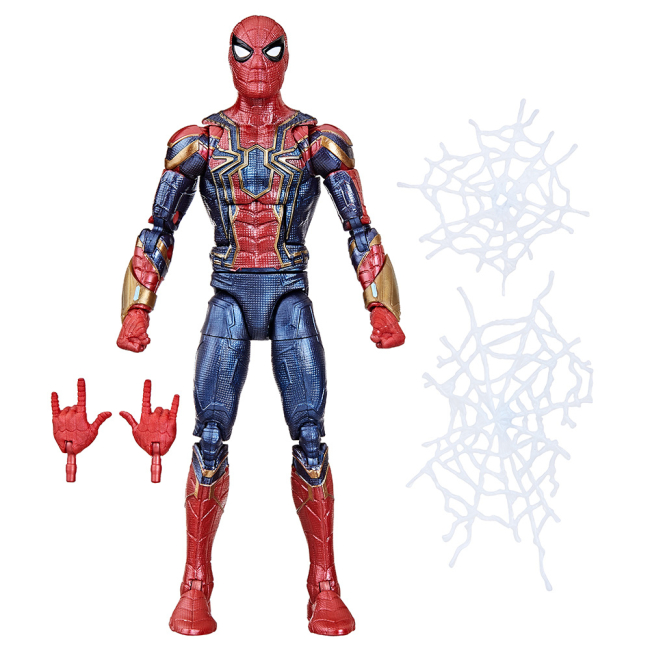 Фигурки персонажей - Игровой набор Marvel Legends Айрон Спайдер Мэн (F9127)