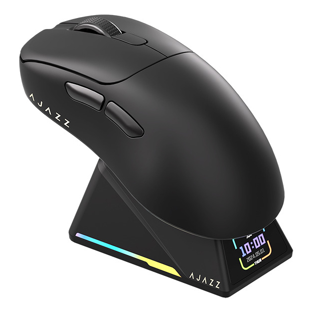 Клавіатура і миші - Мишка Ajazz APEX 3 Mod-Black-3950-8K Charging Dock (AJM179-A-B)