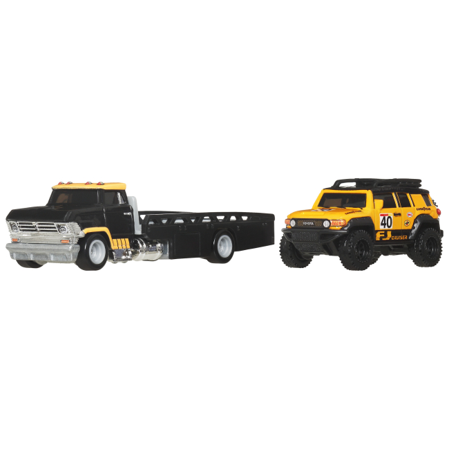 Автомодели - Набор автомоделей Hot Wheels Car culture Team Transport Horizon Hauler и Toyota FJ Cruiser (FLF56/JBM33)