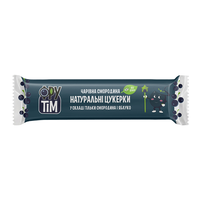 Сладости - Конфеты натуральные ФруТим Яблоко и черная смородина 20 г (4820200260372)