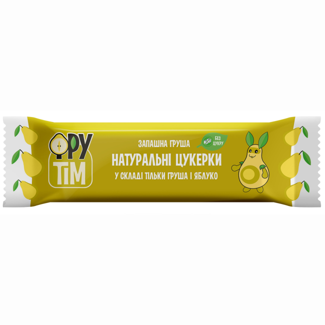Сладости - Конфеты натуральные ФруТим Яблочно-грушевые 50 г (4820200260228)