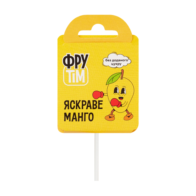 Солодощі - Натуральні льодяники ФруТім Манго 10 г (4820200260549)