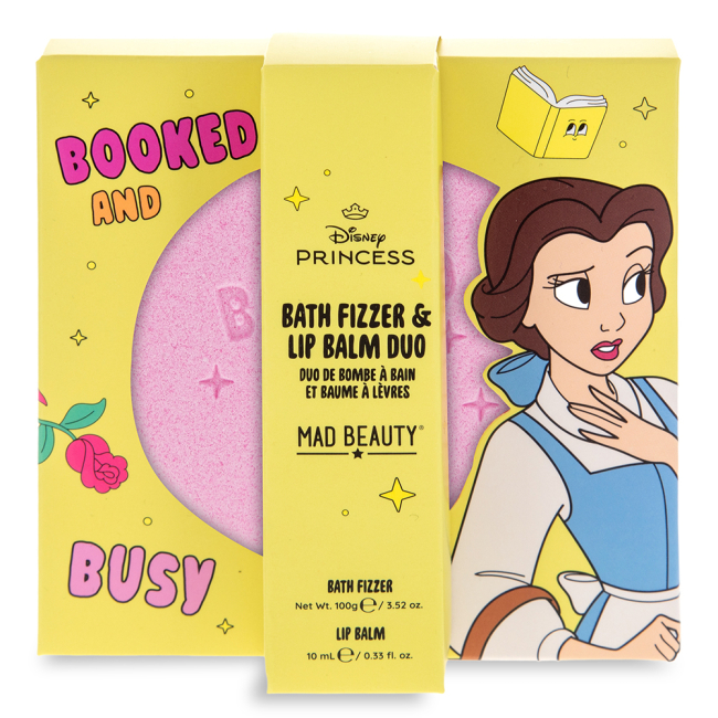 Косметика - Набір бомбочка для ванни та бальзам для губ Mad beauty Бель 10 мл (DPE-16241-8)