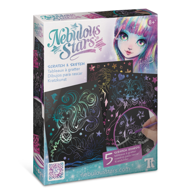 Товары для рисования - Набор для творчества Nebulous star Гратаж Звездные гравюры S2 (11028)