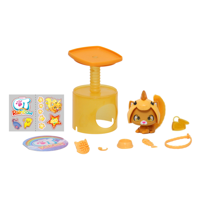 Фігурки тварин - Фігурка QT Kitties S2 Кошеня Зап (450006-6)