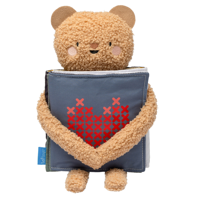 Развивающие игрушки - Развивающая книжка Taf Toys Объятия медвежонка 2 в 1 (13795)