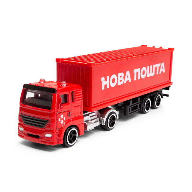 Транспорт і спецтехніка - ​Автомодель TechnoDrive Фура Нова Пошта (250416CG)