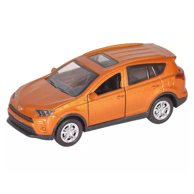Автомодели - Автомодель TechnoDrive Toyota RAV4 оранжевый (KM250422)