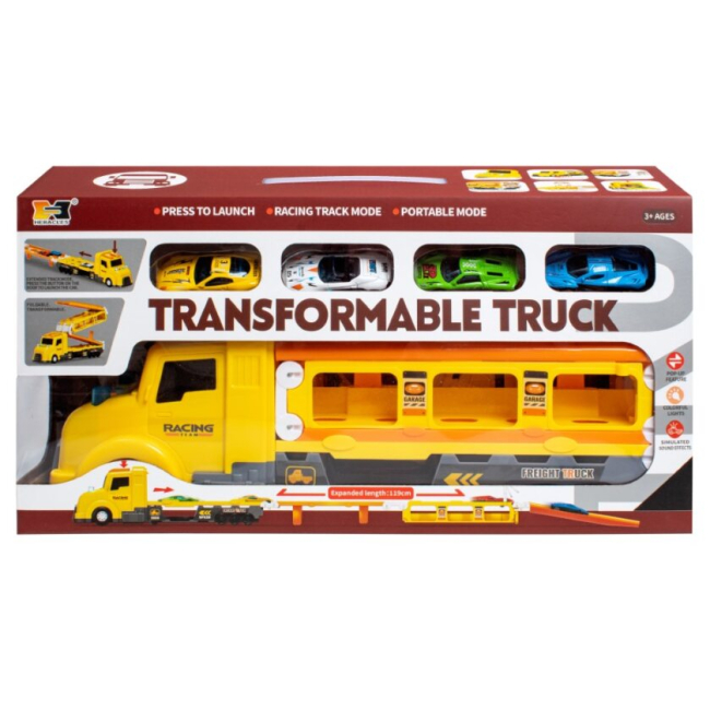 Автотреки - Игровой набор Maya Toys Трейлер с автотреком (HS8015A)