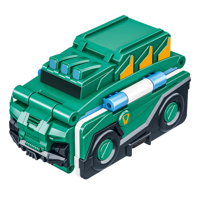 Трансформери - Машинка-трансформер Dinoster Stego jeep 2 в 1 зелена (EU636310R/3)