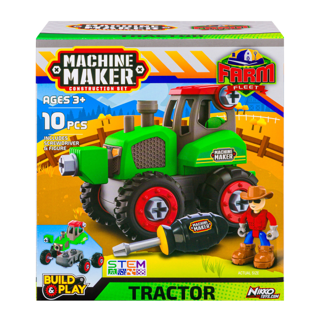Блокові конструктори - Конструктор Machine maker Farm Vehicles Трактор (40070/2)