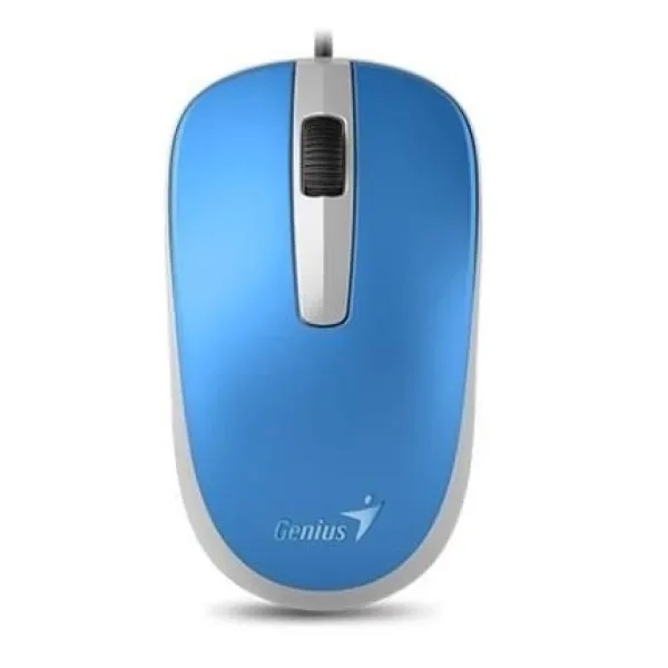 Клавіатура і миші - Мишка Genius DX-120 USB-A синя (31010105103)