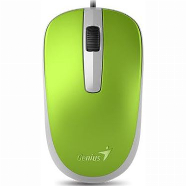 Клавіатура і миші - ​Мишка Genius DX-120 USB-A зелена (31010105105)