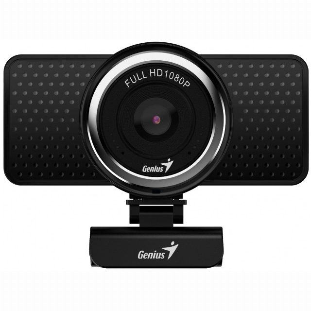 Блогерство и стриминг - Вебкамера Genius Ecam-8000 FullHD 30fps manual focus CMOS черный (32200001406)