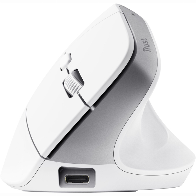 Клавиатура и мыши - Мышка Trust Bayo Multidevice Ergonomic BT/WL/USB-A белый (25399_TRUST)