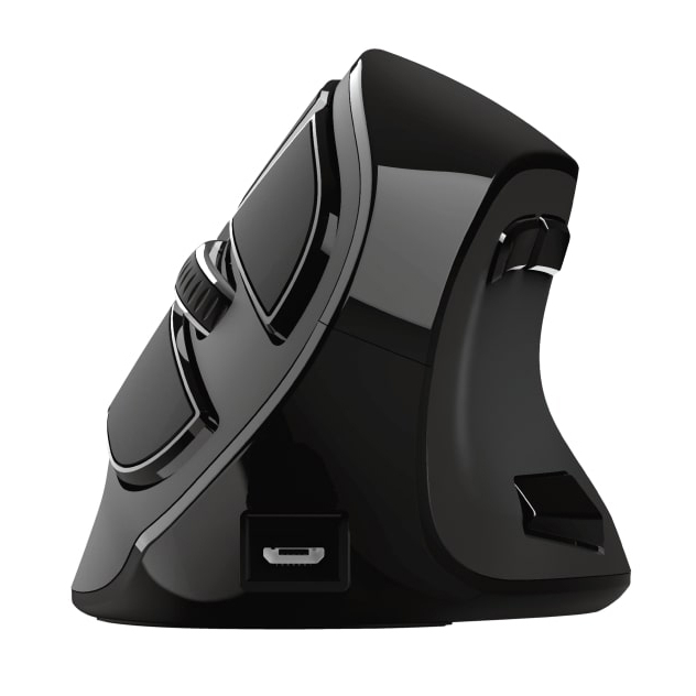 Клавиатура и мыши - Мышка Trust Voxx Rechargeable Ergonomic WL черный (23731_TRUST)