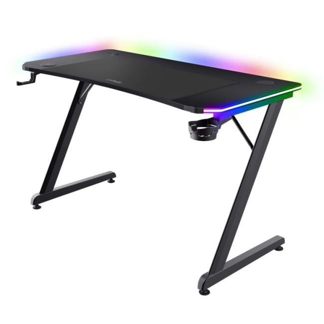 Мебель для геймеров - Стол Trust GXT 710 Luminus Pro RGB черный (25419_TRUST)