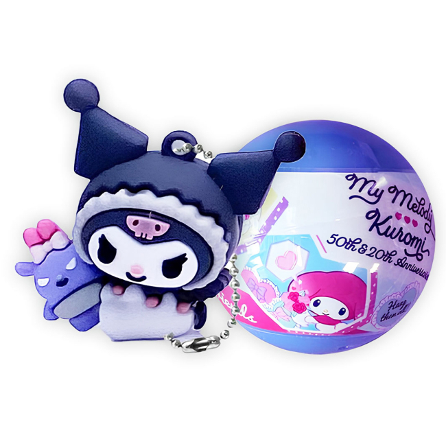 Фигурки персонажей - Фигурка-сюрприз Cool Things Hello Kitty Моя Мелоди и Куроми на цепочке (HK024)