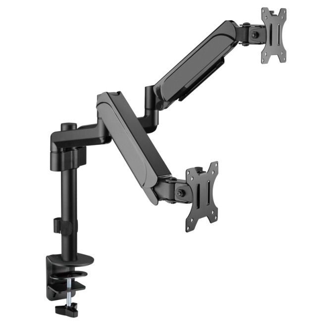 Мебель для геймеров - Настольное крепление для двух мониторов OfficePro 17-32'' 1-9 kg Black (MA722B)